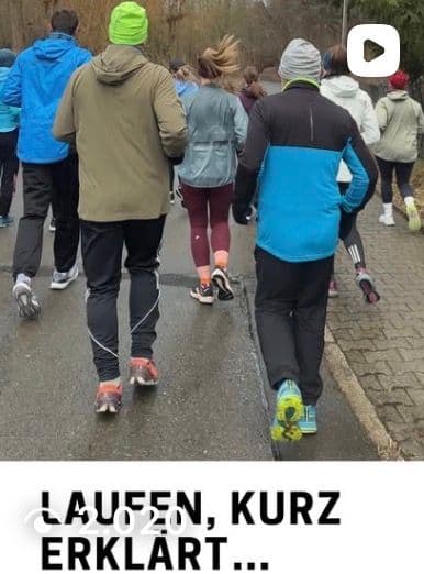 Läuferinnen und Läufer des WALKI TALKI RUN CLUB gemeinsam unterwegs bei einem Community Run in Zeulenroda.